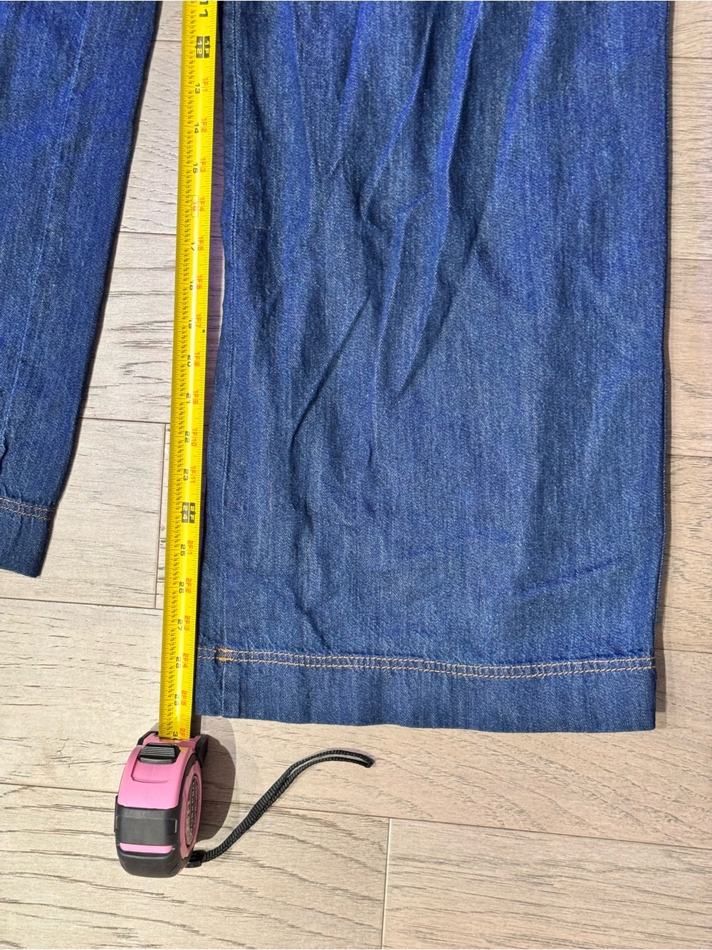 Wide Leg Dark Blue Womens Jeans size 40/08. POP - Picture 14 of 14